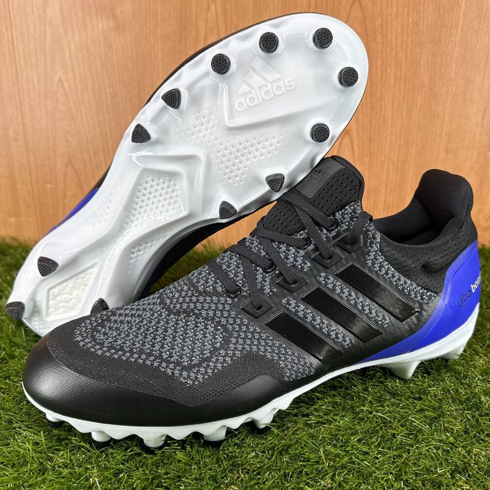 adidas Ultra Boost Football Cleats OG Black Gold JP7410 Men's Size 14